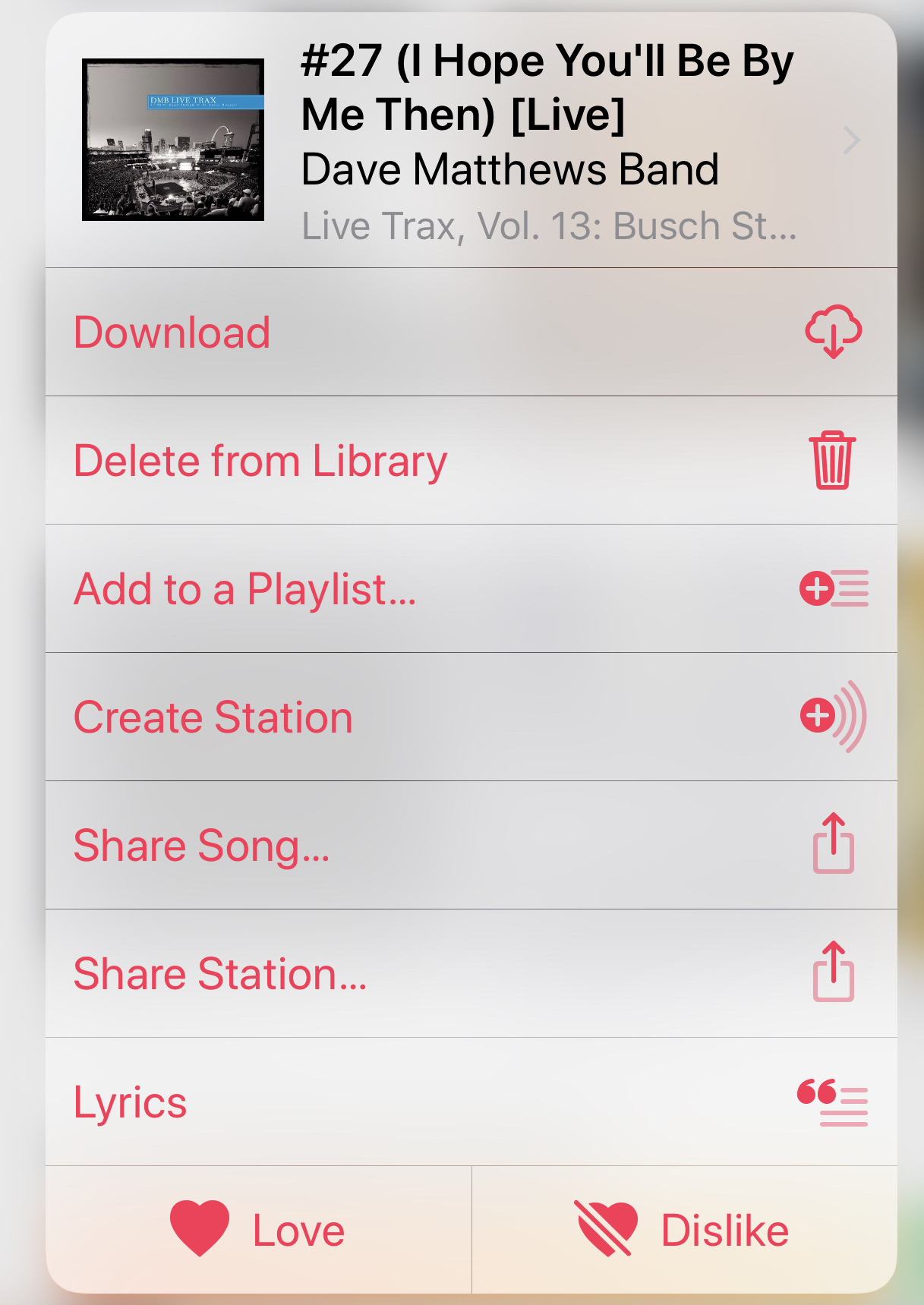 Music pop-up