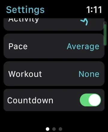 Runkeeper Settings
