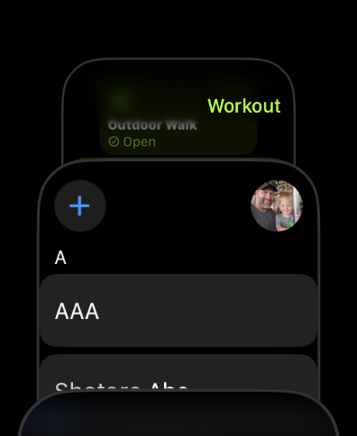 the new dock on watchOS 10 redesign