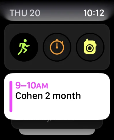 complications in the Smart Stack of watchOS 10 for Apple Watch