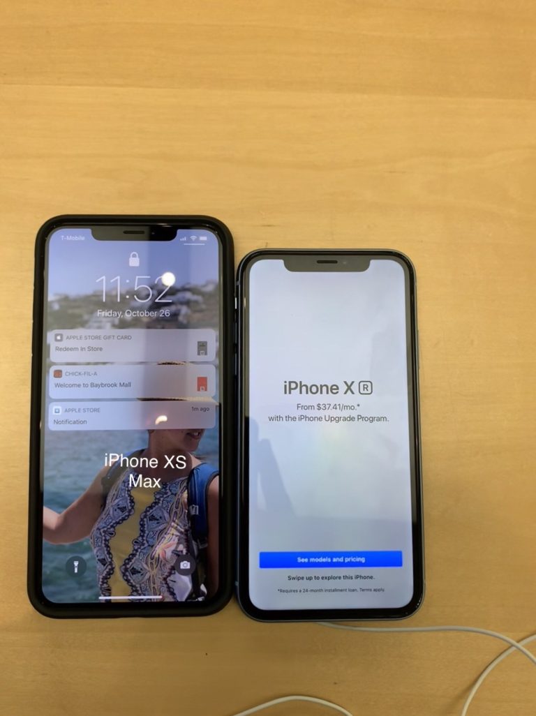 Hands on with the iPhone XR 4 iPhone XS Max and iPhone XR