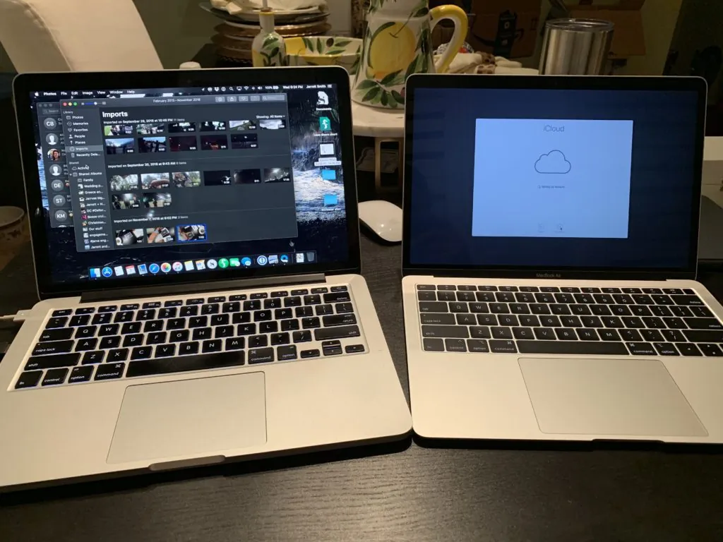 Comparison between MacBooks