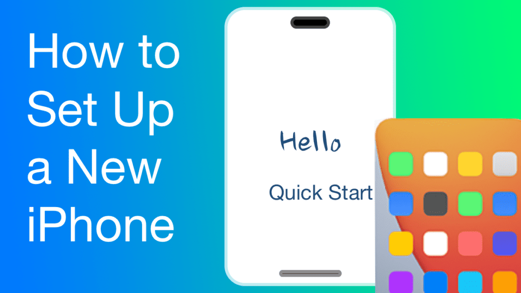 New iPhone Setup Process - How to Set Up a New iOS device 2 Banner for New iPhone set up