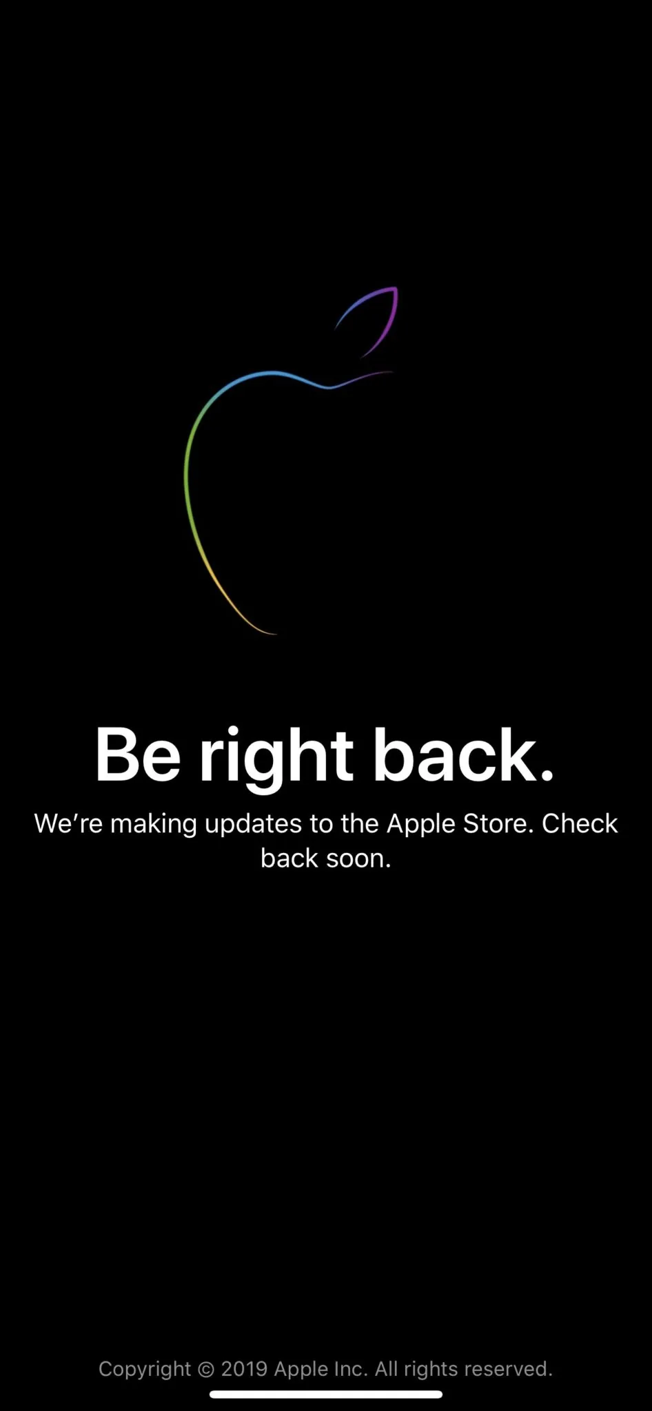 No Apple Store updates today
