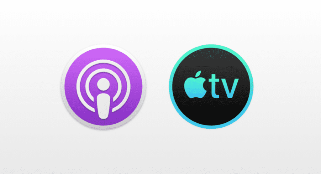 Hey iTunes it's not you, it's me 1 The new Mac icons for Podcast and Tv