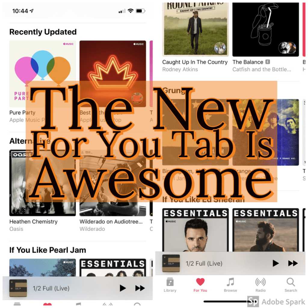 The new For You tab in Apple Music is Awesome