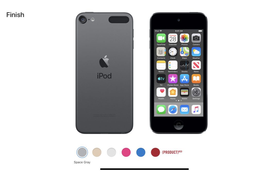 iPod Touch refreshed today 3 IPod Touch 7th generation colors