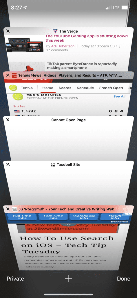 Dealing with Safari Tabs - Tech Tip Tuesday 3 Safari Tabs on iPhone