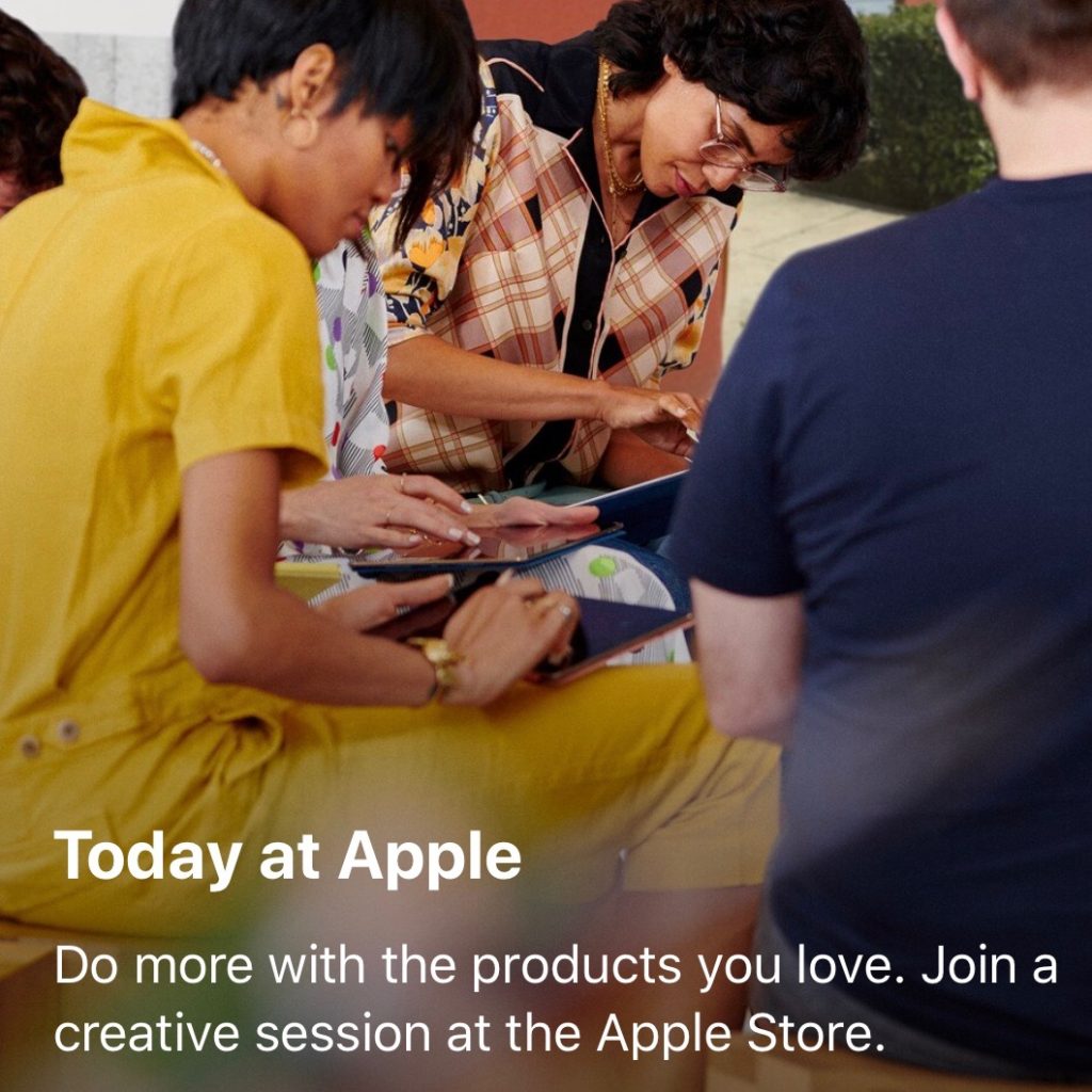 Learn Something New at Today at Apple 10 Today at Apple Square