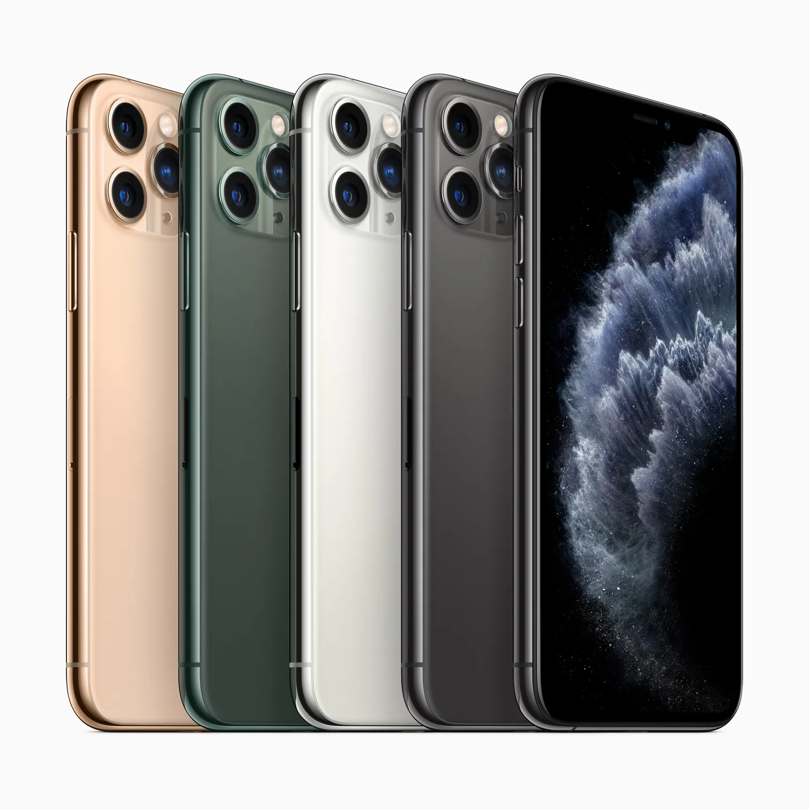 The 4 back colors of the iPhone 11 Pro