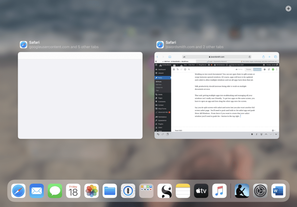 iPadOS Takes The iPad A Step Further 6 Multiple windows in iOS 13