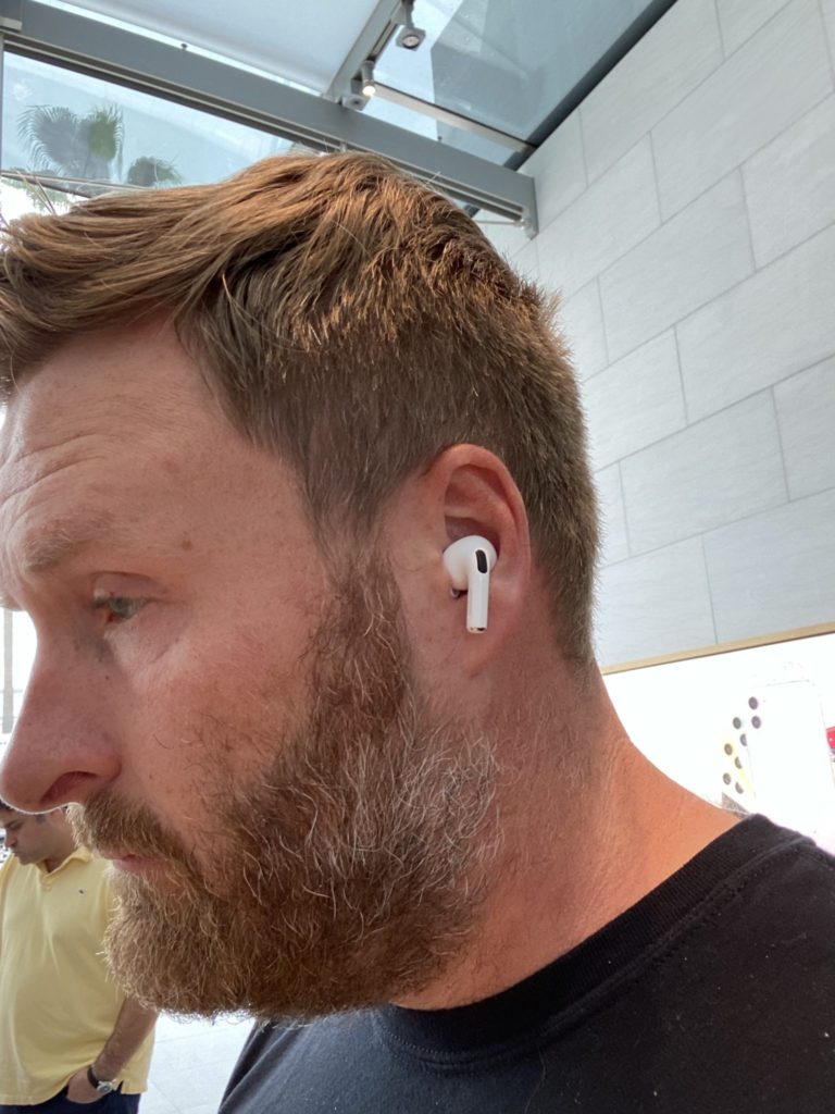 Apple AirPods Pro Impressions 3 AirPods Pro in my ear