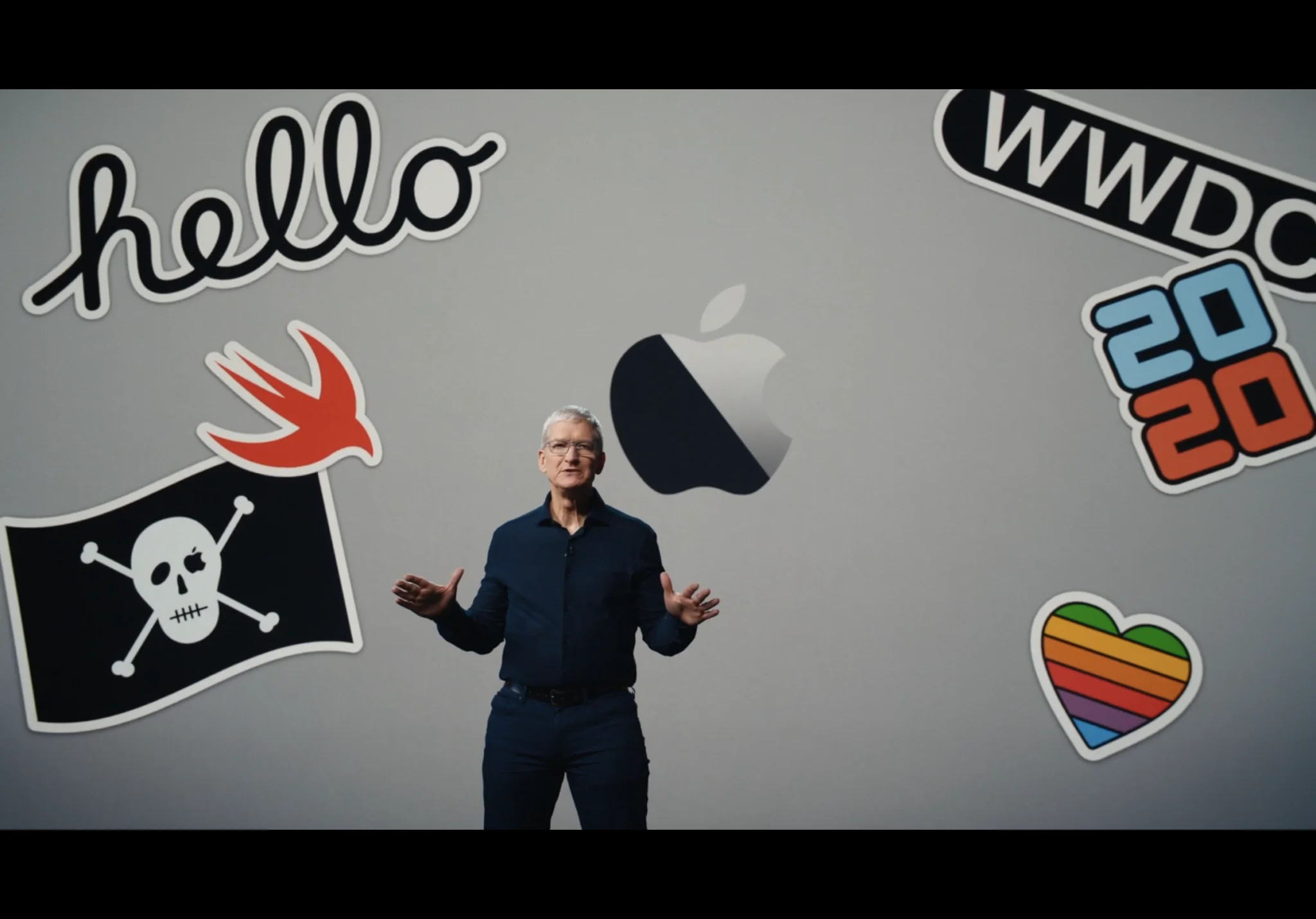 Tim Cook at WWDC keynote