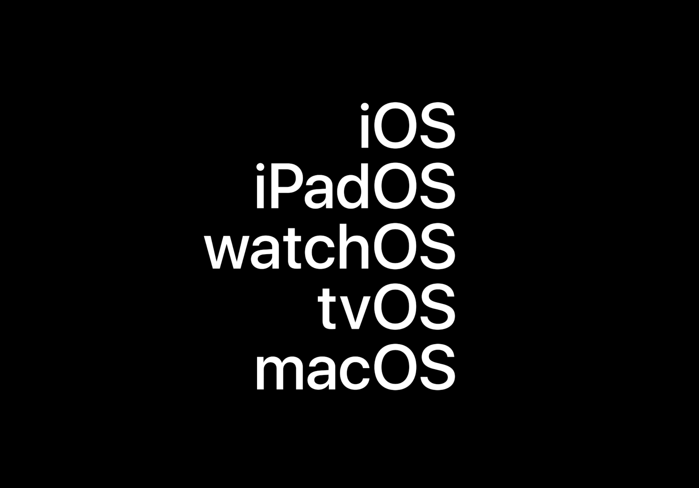WWDC 2020 Review list of OSes