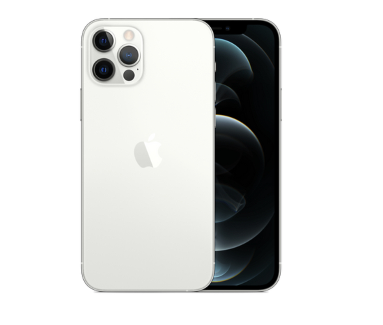 The iPhone 12 Pro in white