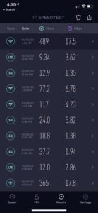 Downsizing from Max to Pro: My First iPhone 12 Pro Impressions 5 my 5G, LTE, and Wifi speed test on my iPhone 12 Pro with 5G