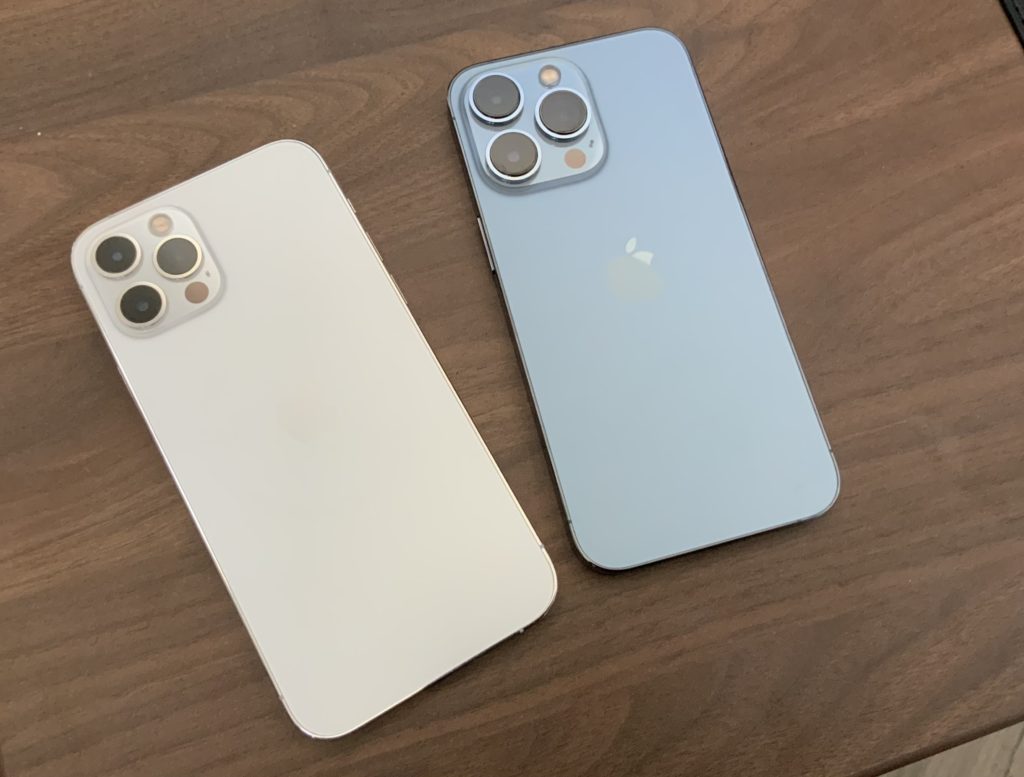 First Impressions of the iPhone 13 Pro: An Amazing Device 8 silver iPhone 12 Pro and Sierra blue iPhone 13 Pro