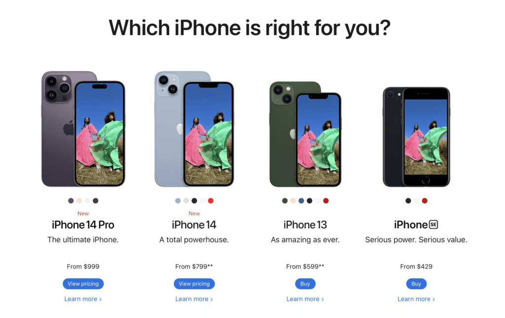 Which iPhone Should I Get? iPhone 14, iPhone 14 Pro, or something else? Which is Best 5 the iPhone line up of the iPhone 14 Pro, iPhone 14, iPhone 13, and iPhone SE