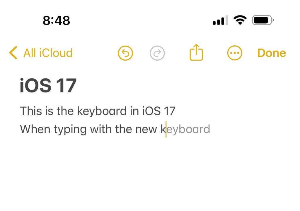 My 8 Favorite iOS 17 Features 4 the predicting keyboard in iOS 17