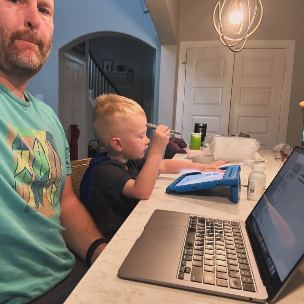 The Best Parts of Being A Stay At Home Dad 6 Working on my writing next to my son is one of the best parts of being a stay at home dad