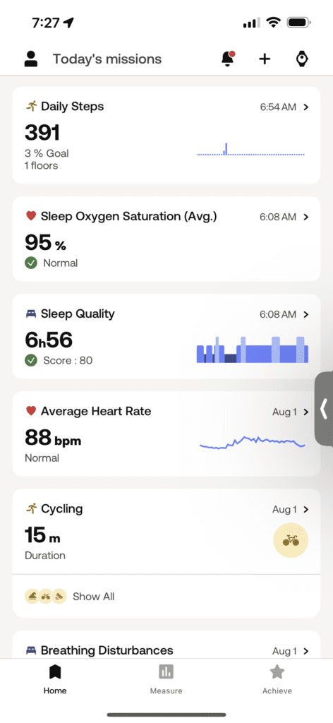 Withings ScanWatch Vitals: A Potential Competitor to the Apple Watch 12 My health data from the Withings App