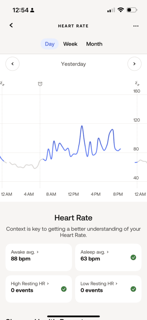 Withings ScanWatch Vitals: A Potential Competitor to the Apple Watch 7 My heart rate tracked by the ScanWatch Vitals