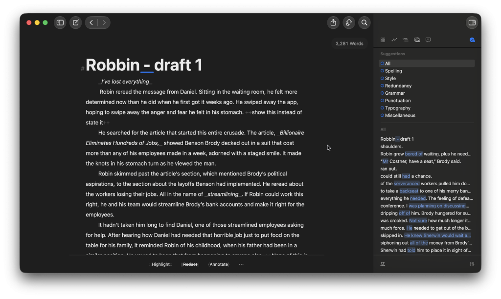write fiction with Ulysses How I Write Fiction With Ulysses